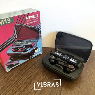 Auricular M19 Bluetooth con Linterna