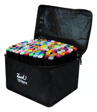 Marcadores Fibrones Touch Doble Punta 