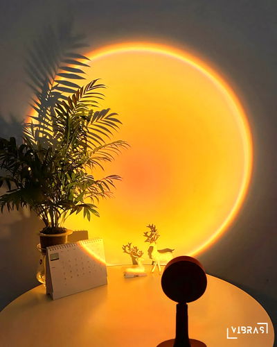 Lampara Velador Proyector Atardecer RGB 360º Sunset Control