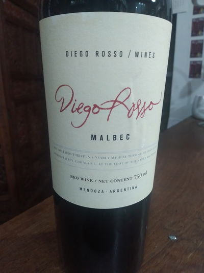 DIEGO ROSSO MALBEC - 2018