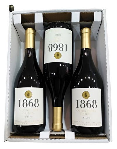 1868 ORIGEN GOYENECHEA MALBEC ESTUCHE X 3 BOTELLAS