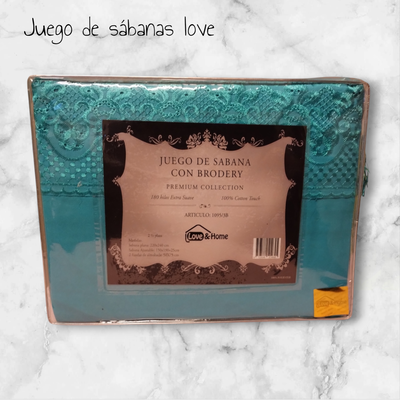 Sábanas Love Home