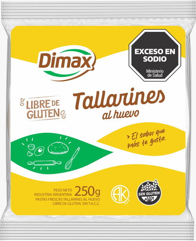 DIMAX - 2 Tallarines Frescos (250 gramos)