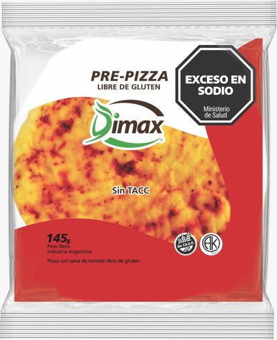 DIMAX - 2 Pizzetas medianas (145 gramos)