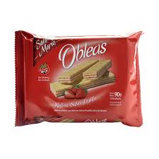 SANTA MARIA MINI OBLEAS SABOR CHOCOLATE POUCH x 90g.