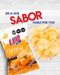 LEQ PAPAS FRITAS SABOR CHEDDAR X 65 g.