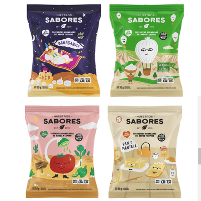 NUESTROS SABORES - Tostadas de Arroz Y Lupino