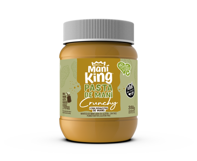 KING - PASTA DE MANI CRUNCHY X 350G