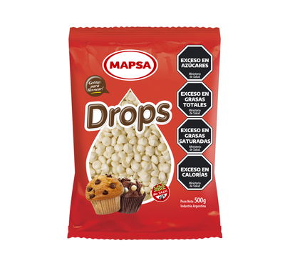 MAPSA GOTITAS DE CHOCOLATE BLANCAS x 500g