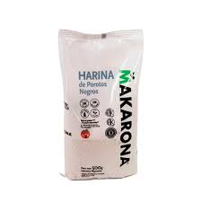 HARINA DE POROTOS NEGROS X 500G. MAKARONA