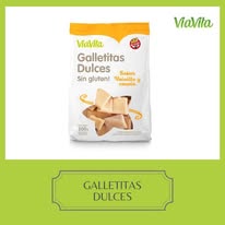 VIA VITA GALLETAS DULCES SABOR VAINILLA CON CANELA X 200 GR