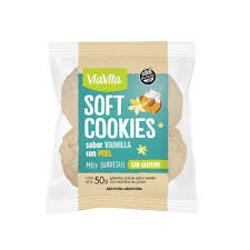 VIA VITA GALLETAS SOFT SABOR VAINILLA CON MIEL X 50g.