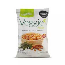 VIA VITA SNACKS VEGGIE STICKS GARBANZOS Y HIERBAS x 50g.