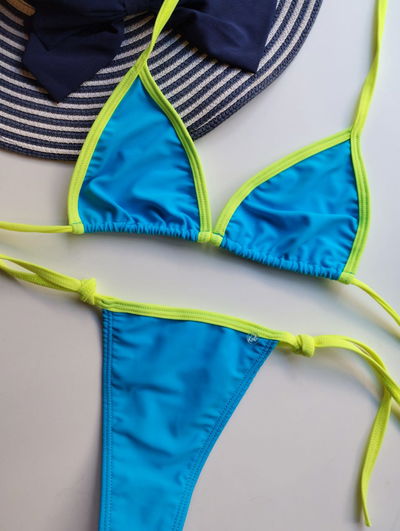 BKN PIA CELESTE Y AMARILLO FLUO