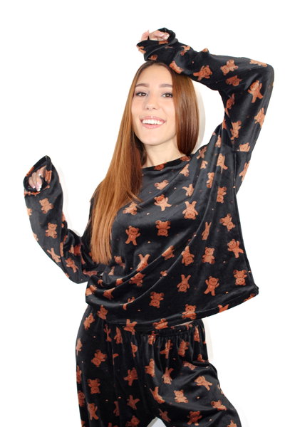 Pijama Plush Estampado Ositos