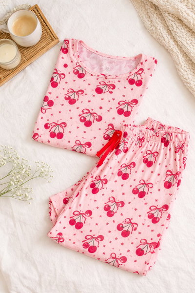 Pijama de Morley Rosa Cherry