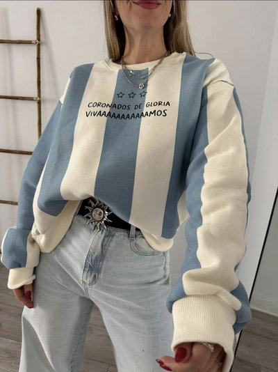 Buzo Argentina Rayas Verticales