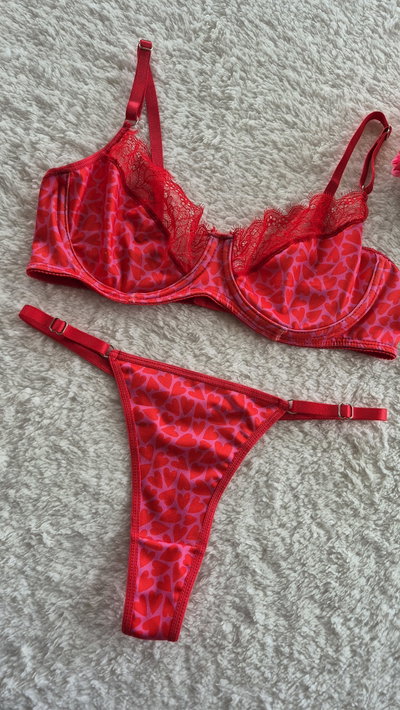 Conjunto Dulce Aura - Microfibra con puntilla