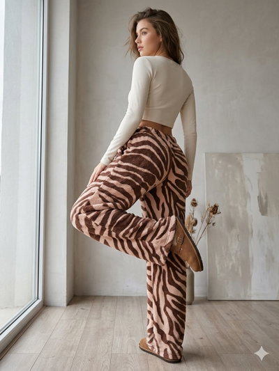 Pantalón Plush Velvet Mujer Talle 44-46