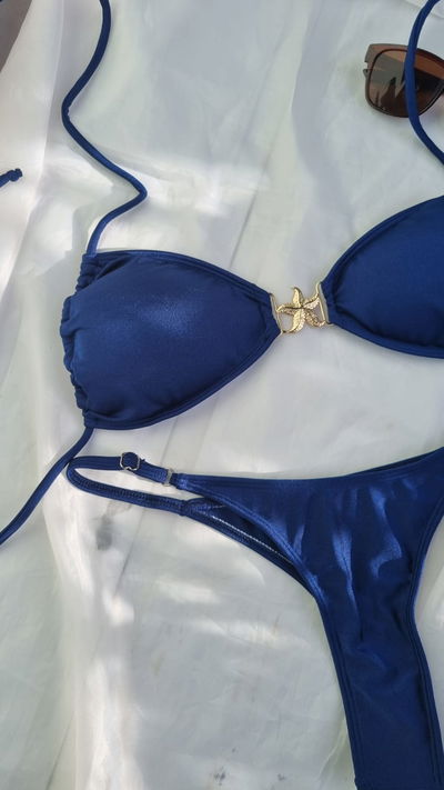 BIKINI CAPRI - AZUL MARINO