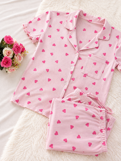 Pijama Morley rosa chicle 