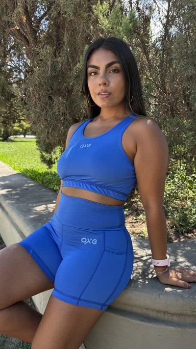 Top tira ancha azul Francia 