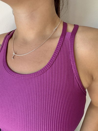 Top cruzado Purpura