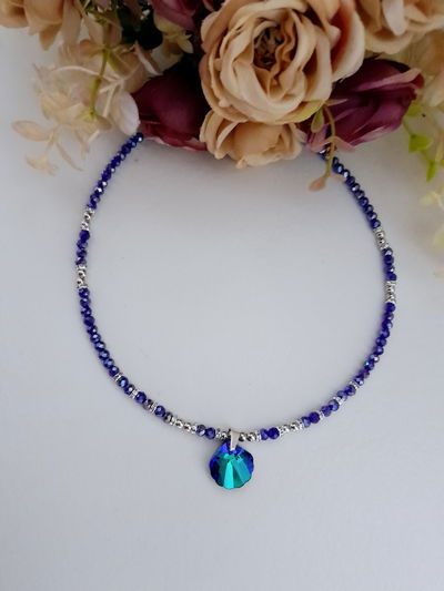 Collar mar azul