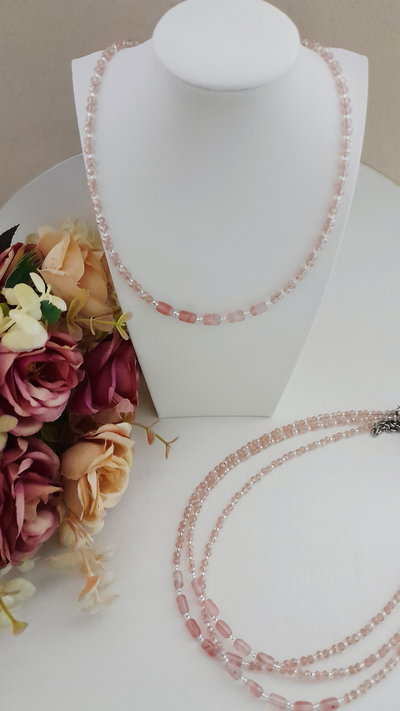 Collar cuarzo rojo #2