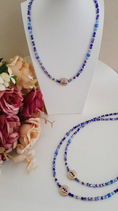 Collar 👁 con strass 