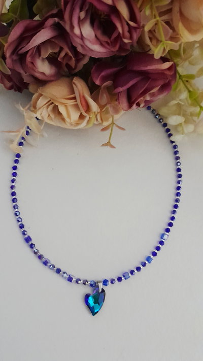 Collar corazón 💙