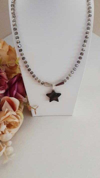 Collar Ágata estrella #2