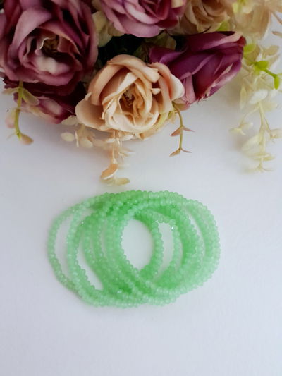 Pulsera dona verde agua