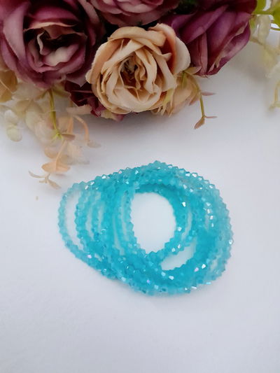 Pulsera cristal celeste