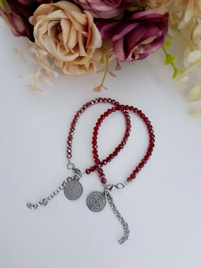 Pulsera San Benito roja