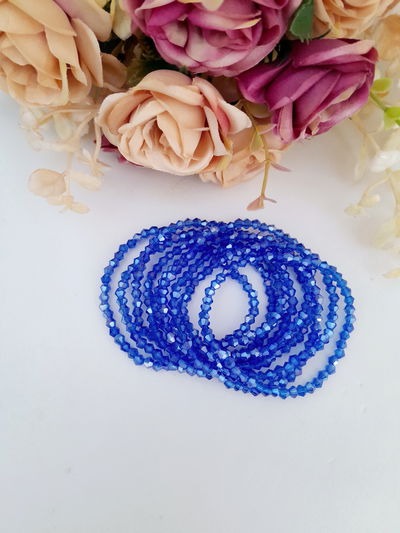 Pulsera cristales azules