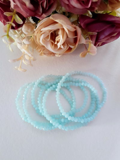 Pulsera cristal celeste #3