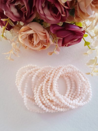 Pulsera cristal nude