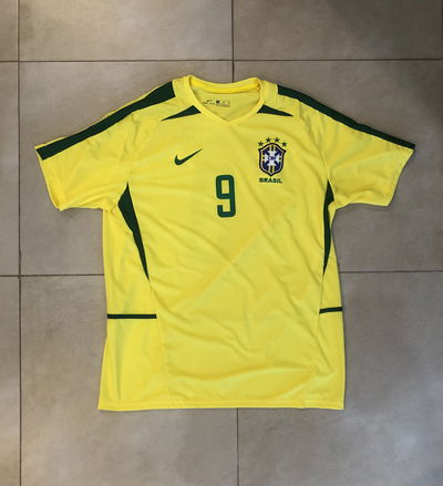 CAMISETA BRASIL 2002 TITULAR RONALDO NAZARIO