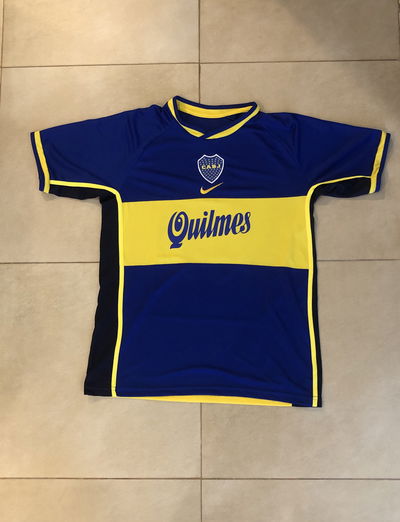 CAMISETA BOCA JUNIORS 2001 TITULAR JUAN ROMAN RIQUELME