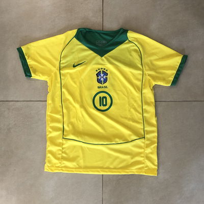 CAMISETA BRASIL 2004 TITULAR RONALDINHO