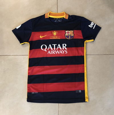 CAMISETA BARCELONA 2016 FINAL COPA DEL REY LIONEL MESSI