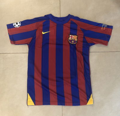 CAMISETA BARCELONA 2005/06 FINAL DE CHAMPIONS RONALDINHO