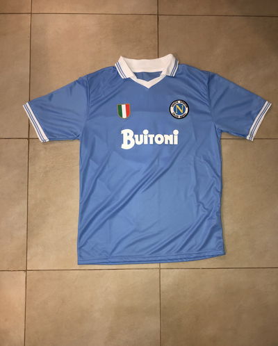 CAMISETA NAPOLI 1987 TITULAR MARADONA