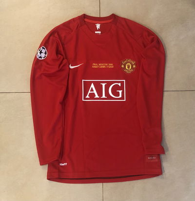 CAMISETA MANGAS LARGAS MANCHESTER UNITED 2008 CR7