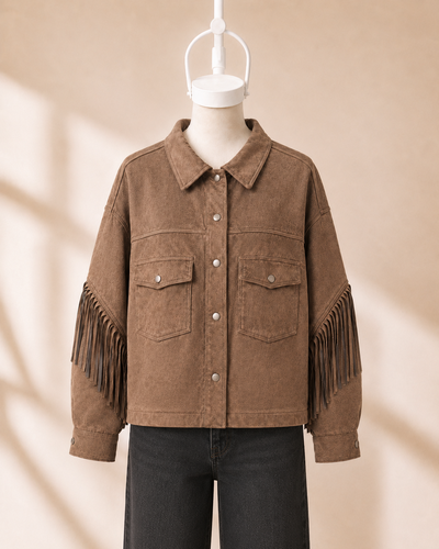 ART.377 CAMPERA FRINGED