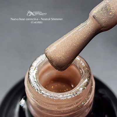 Base Gel Correctiva Neutral Shimmer 099 - Angela Bresciano