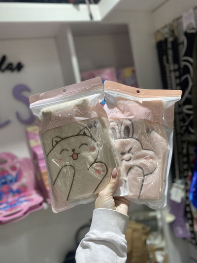 Bolsa de agua caliente con peluche