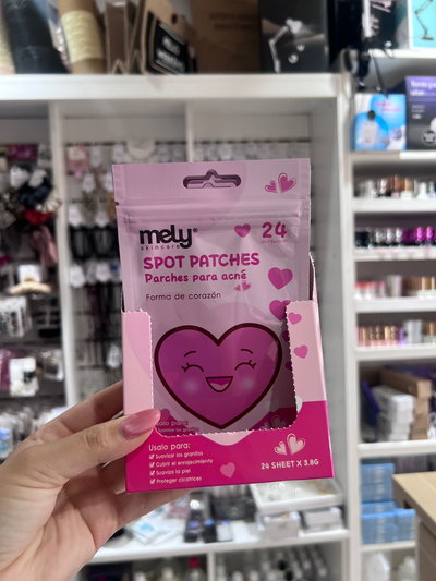 parches para acne forma de corazon