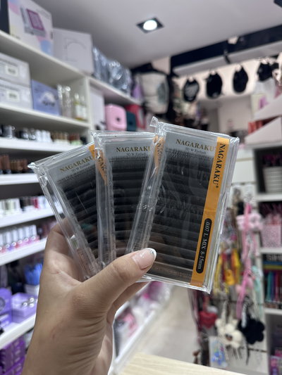 Pestañas nagaraku 3D W 0.07 L mix 8-15mm